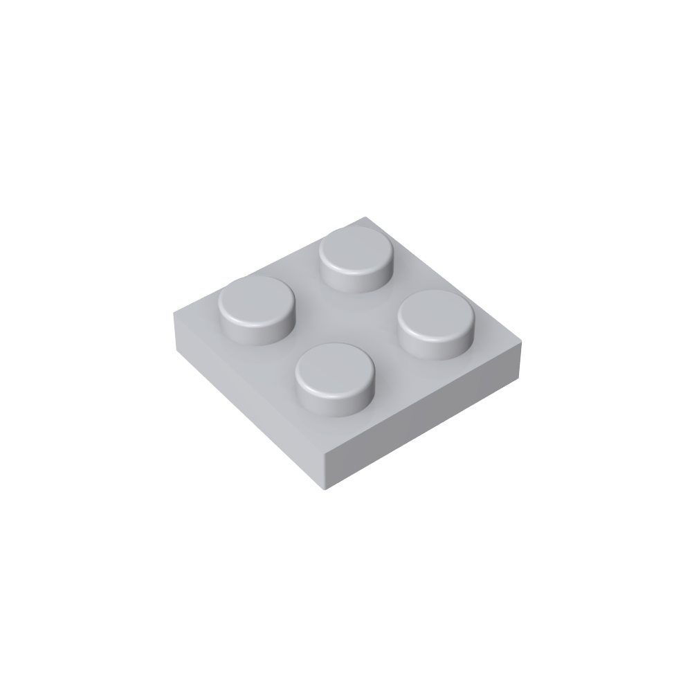 Placa 2 x 2-MyGobricksEs