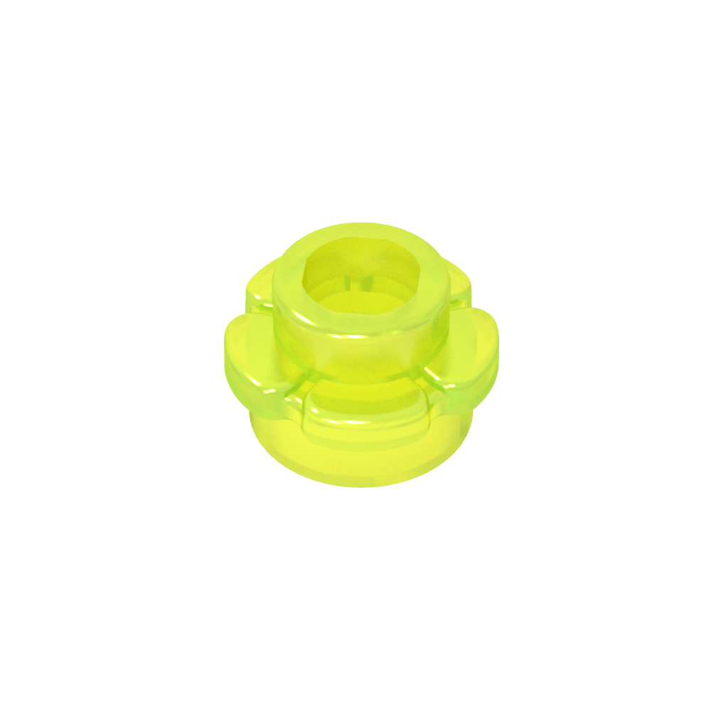 Planta, Flor, Plato Redondo 1 x 1 con 5 Pétalos-MyGobricksEs