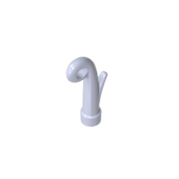 Planta, tallo de hierba con agujero para barra [3,2 mm]-MyGobricksEs