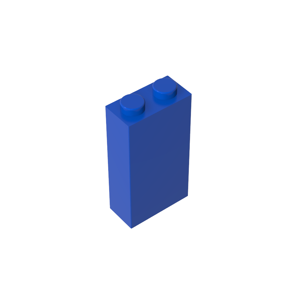 Ladrillo 1 x 2 x 3 con soporte para perno inferior-MyGobricksEs