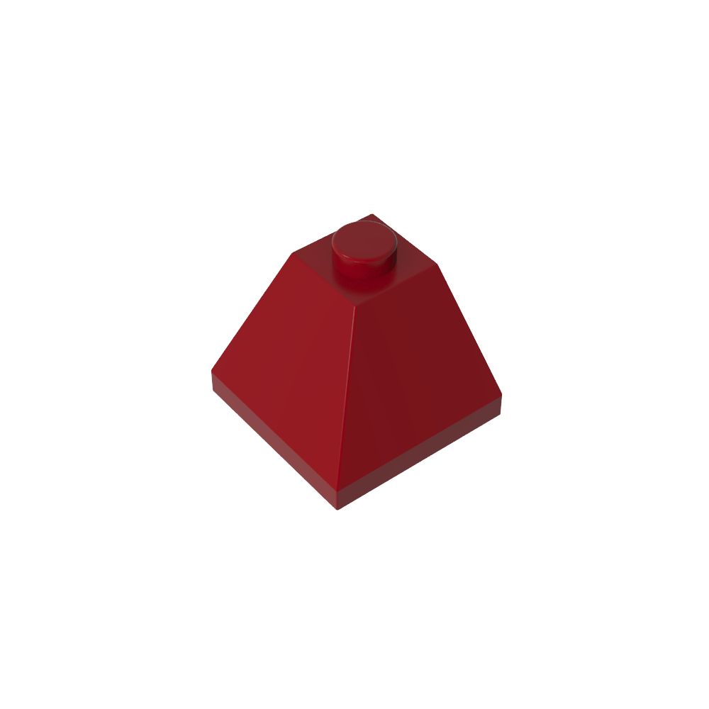 Pendiente 45° 2 x 2 Doble Convexa-MyGobricksEs