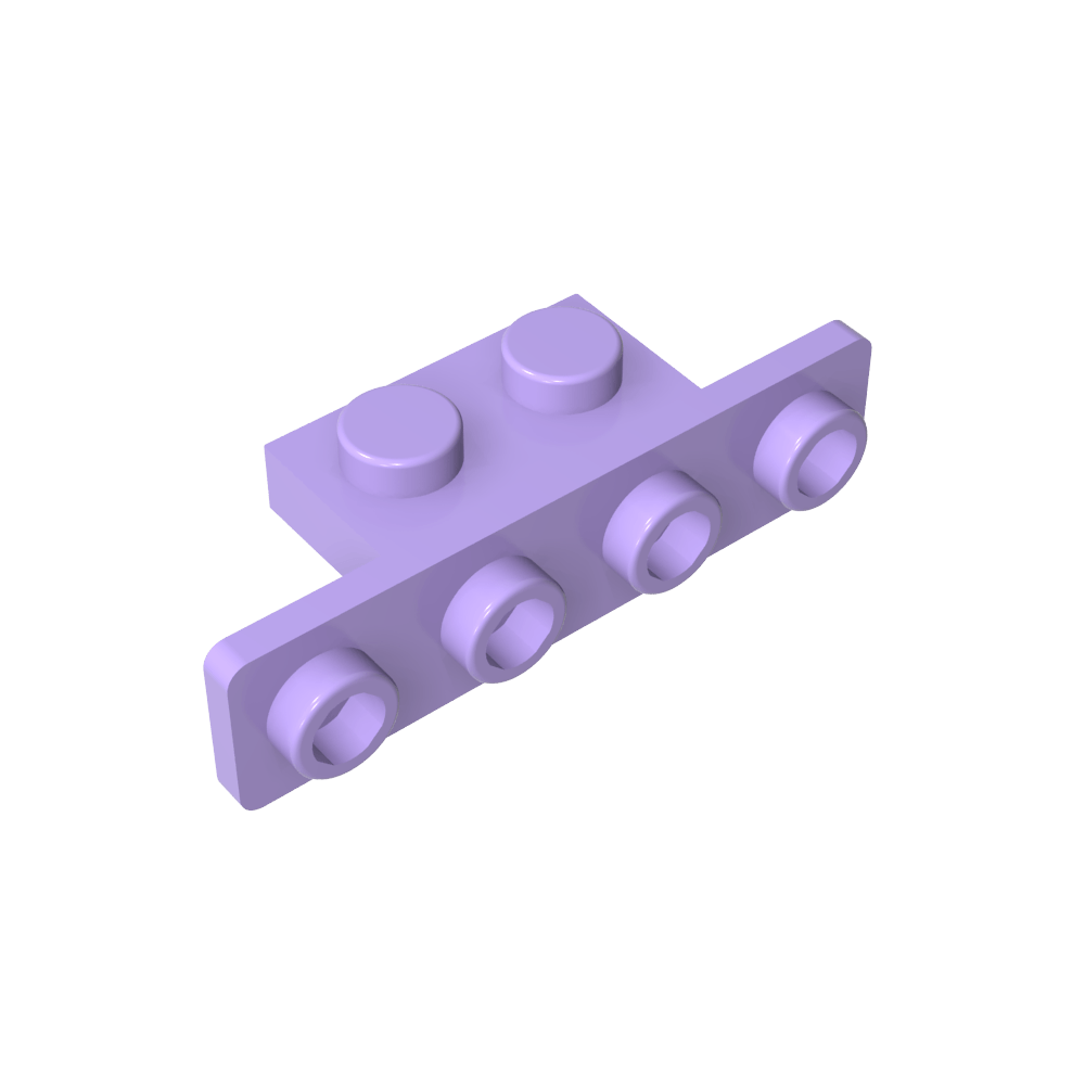 Soporte 1 x 2 - 1 x 4 [Esquinas redondeadas]-MyGobricksEs