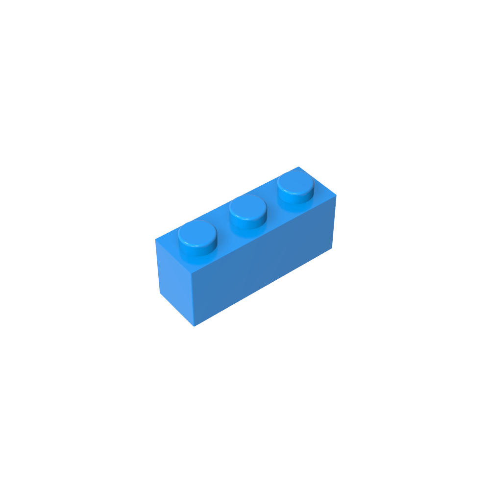 Ladrillo 1 x 3-MyGobricksEs