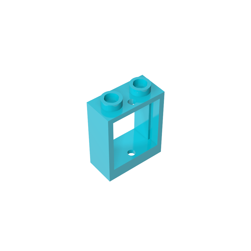 Ventana 1 x 2 x 2 Frente Plano-MyGobricksEs