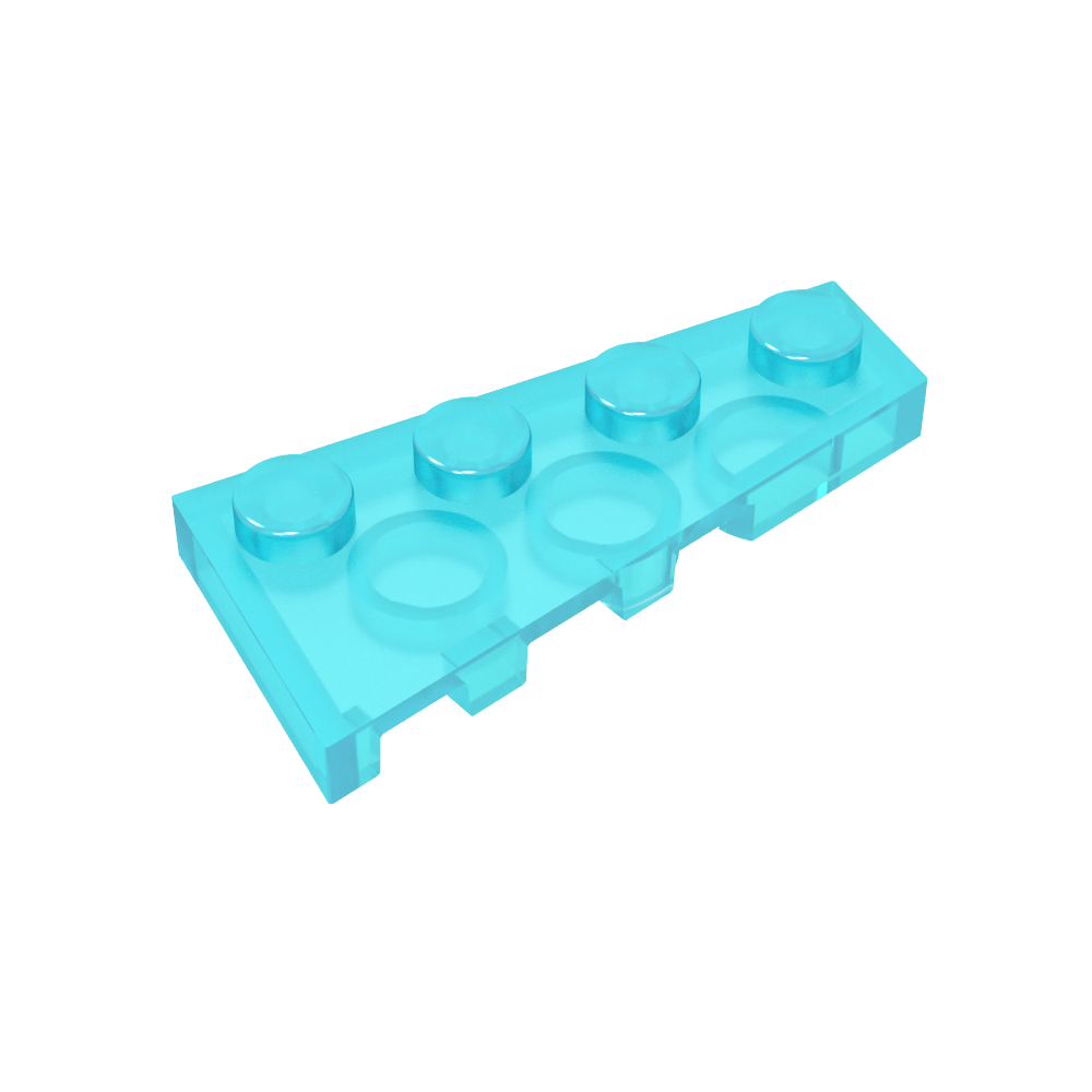Placa de cuña 4 x 2 derecha-MyGobricksEs