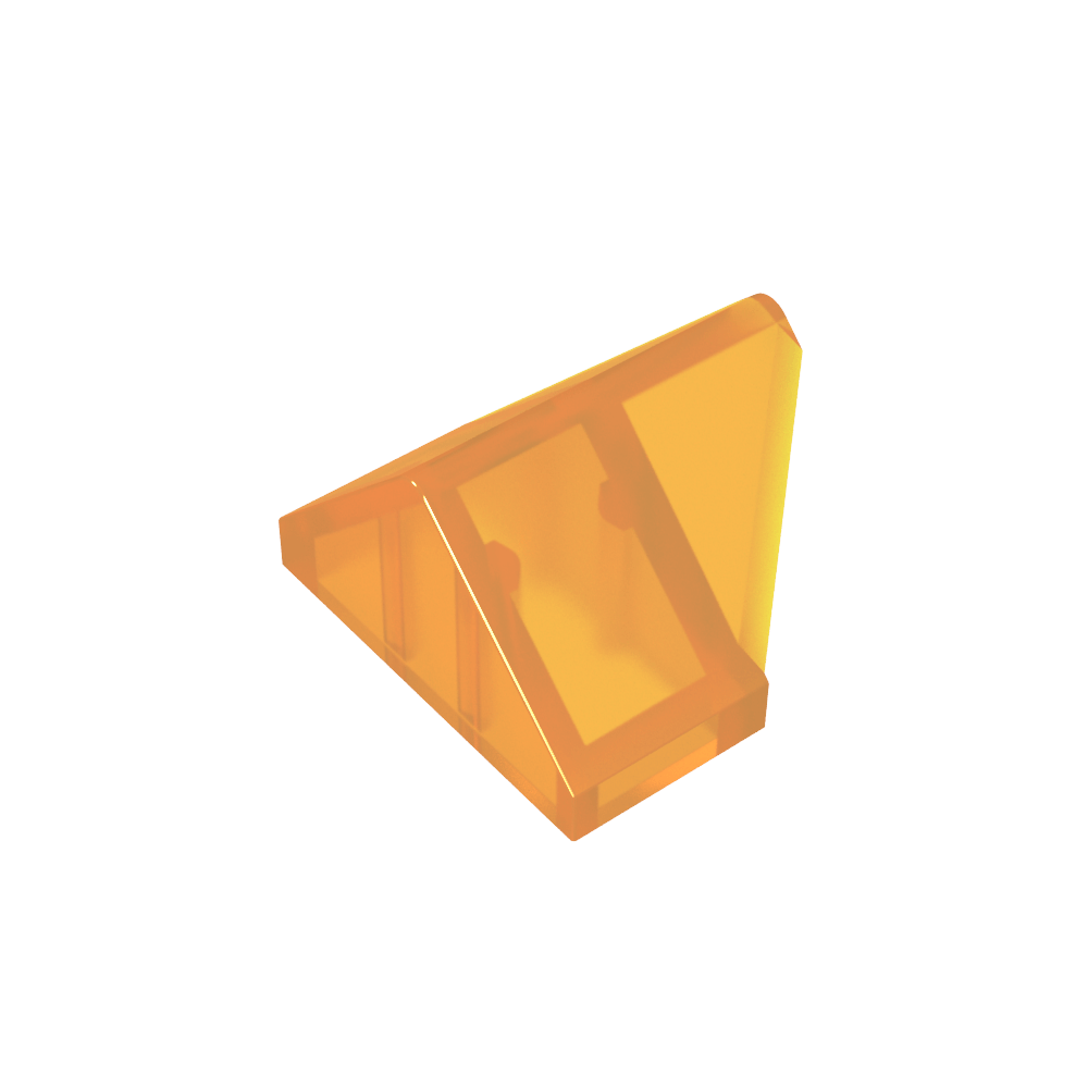 Pendiente 45° 2 x 1 Doble / Invertida con Tubo Inferior-MyGobricksEs