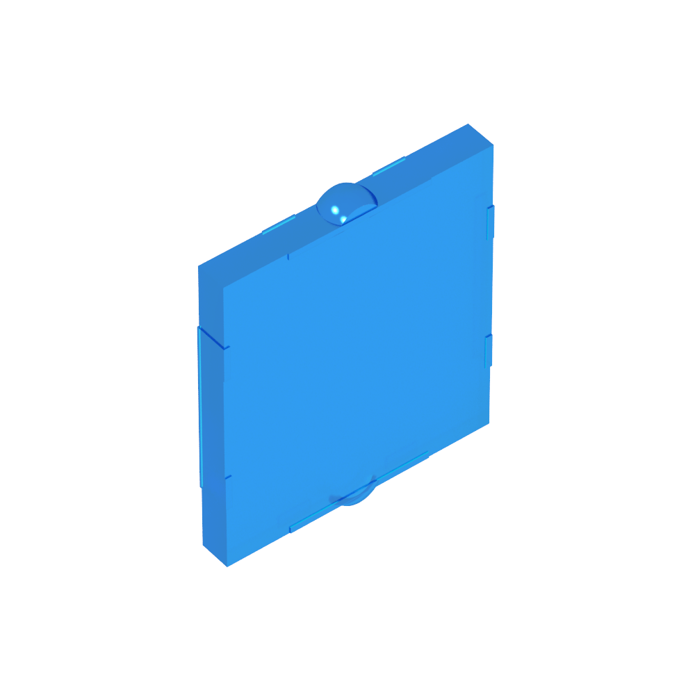 Vidrio para ventana 1 x 2 x 2 plano-MyGobricksEs