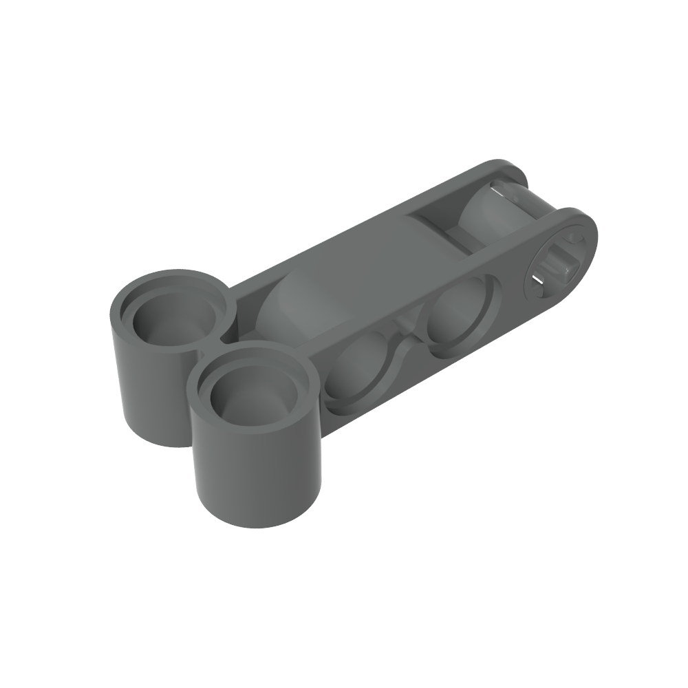 Conector de eje y pasador Technic perpendicular doble 4L 98989-MyGobricksEs