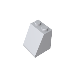 Pendiente 65° 2 x 2 x 2 con tubo inferior-MyGobricksEs