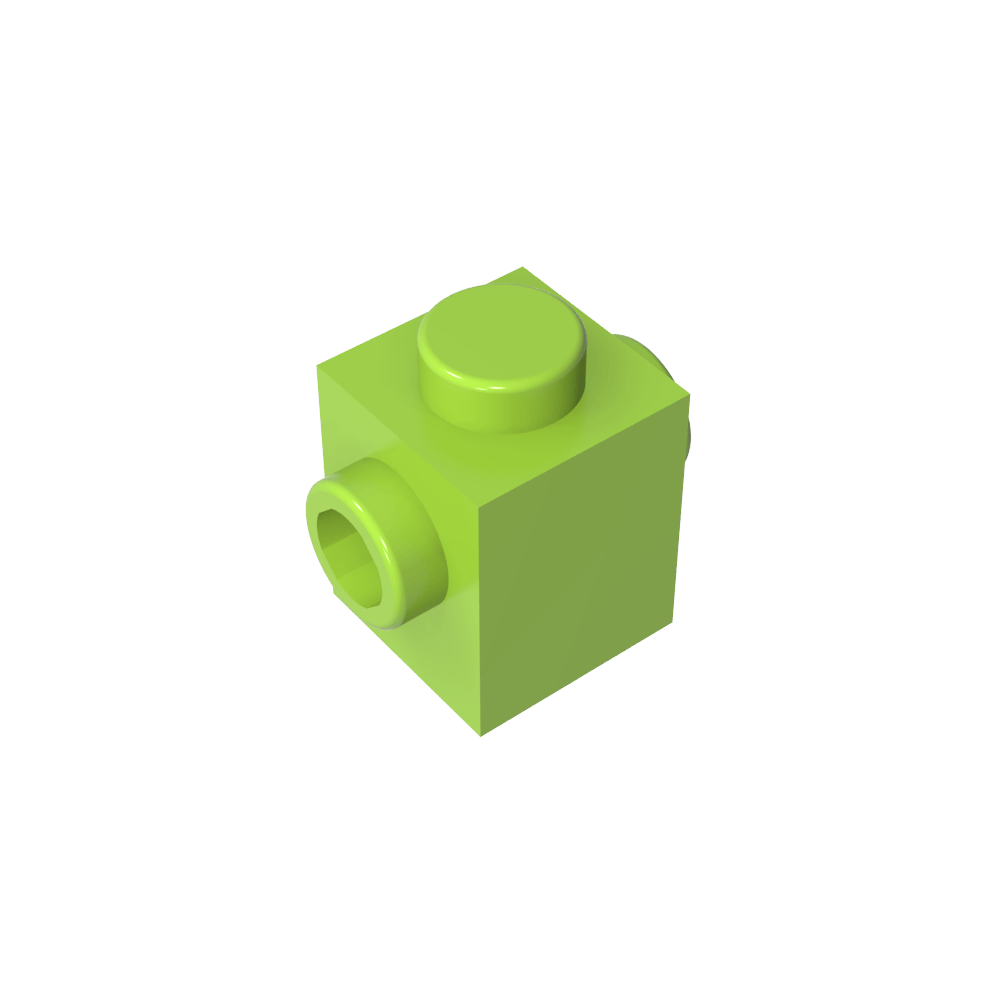 Ladrillo especial 1 x 1 con tacos en 2 lados-MyGobricksEs