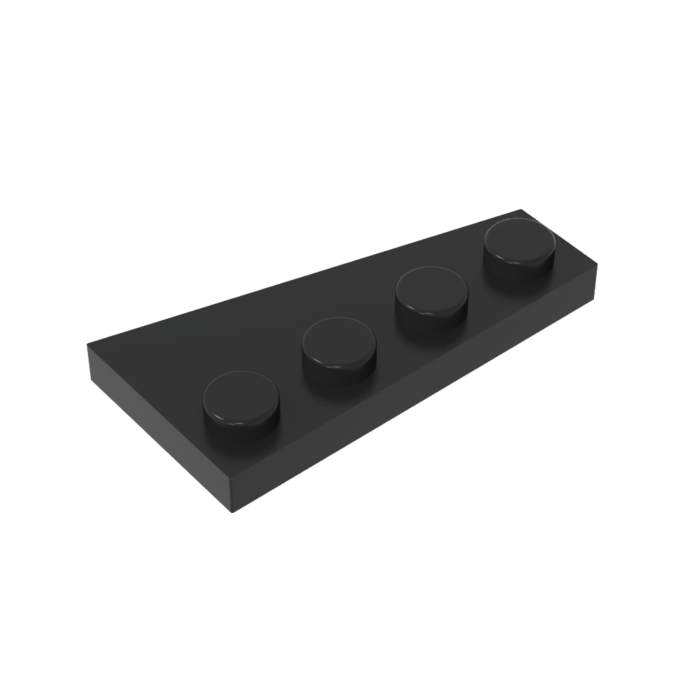 Placa de cuña 4 x 2 izquierda-MyGobricksEs