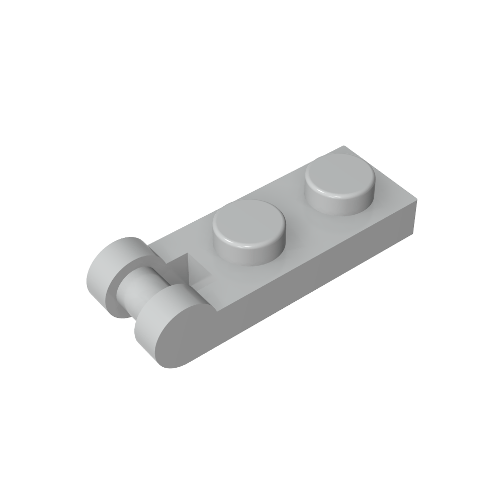 Placa Especial 1 x 2 con Asa en el Extremo [Extremos Cerrados]-MyGobricksEs