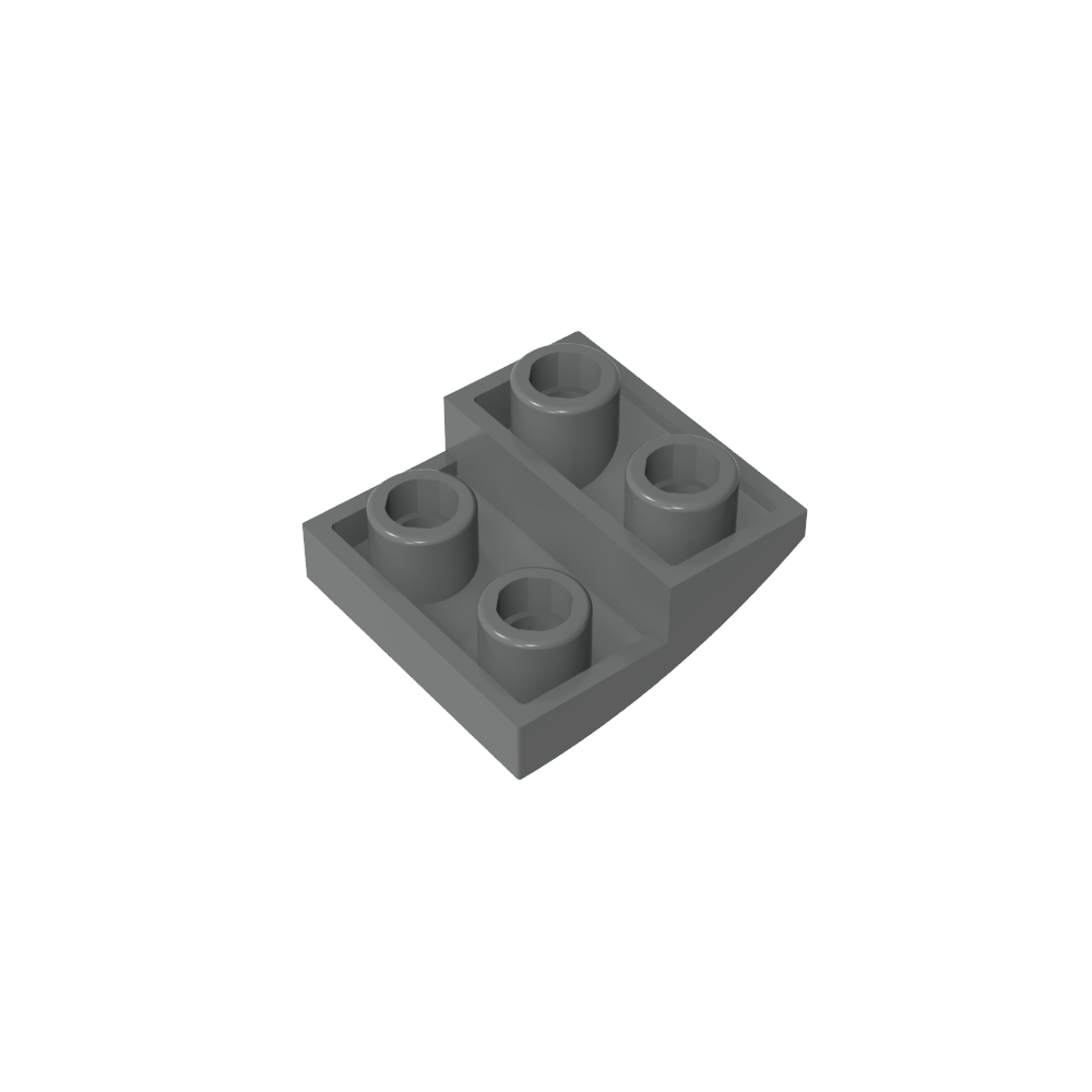 Pendiente Curva 2 x 2 Invertida-MyGobricksEs