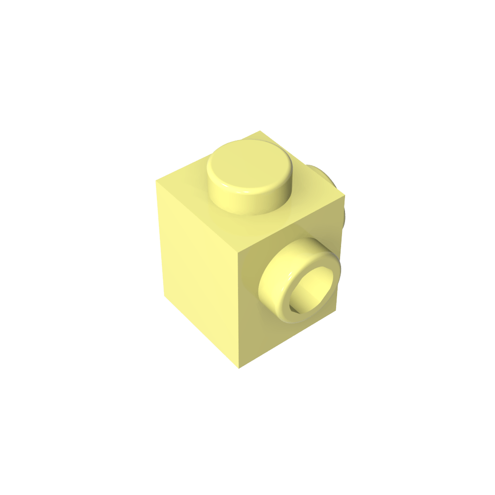 Ladrillo especial 1 x 1 con montantes en 2 lados adyacentes-MyGobricksEs