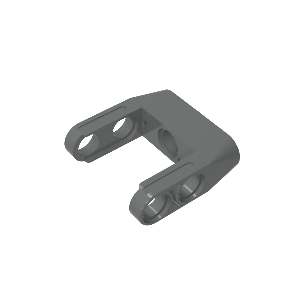 Conector de pasador Technic, junta de palanca doble lisa con orificios para eje y pasador-MyGobricksEs