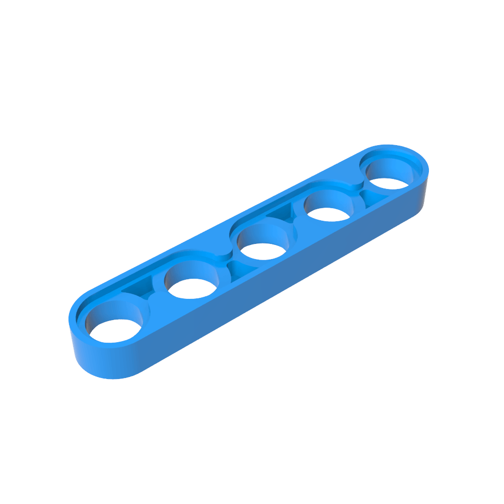 Viga técnica 1 x 5 delgada-MyGobricksEs