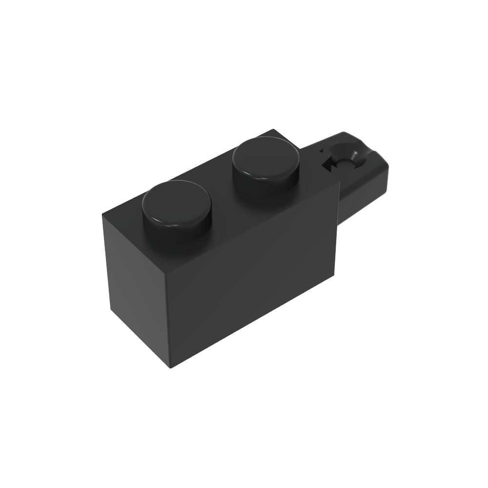 Bisagra de ladrillo 1 x 2 con bloqueo de 1 dedo en el extremo horizontal-MyGobricksEs