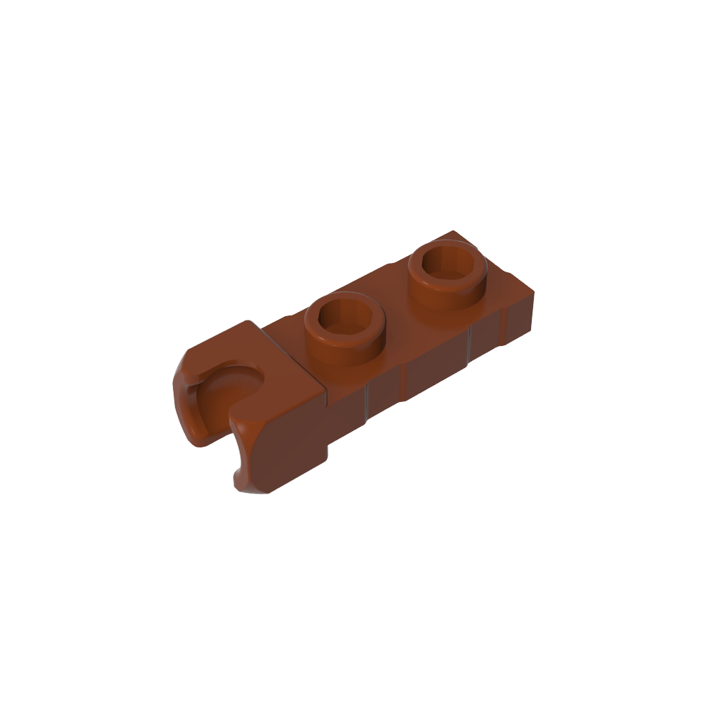 Placa especial 1 x 2 Copa de extremo de 5,9 mm-MyGobricksEs