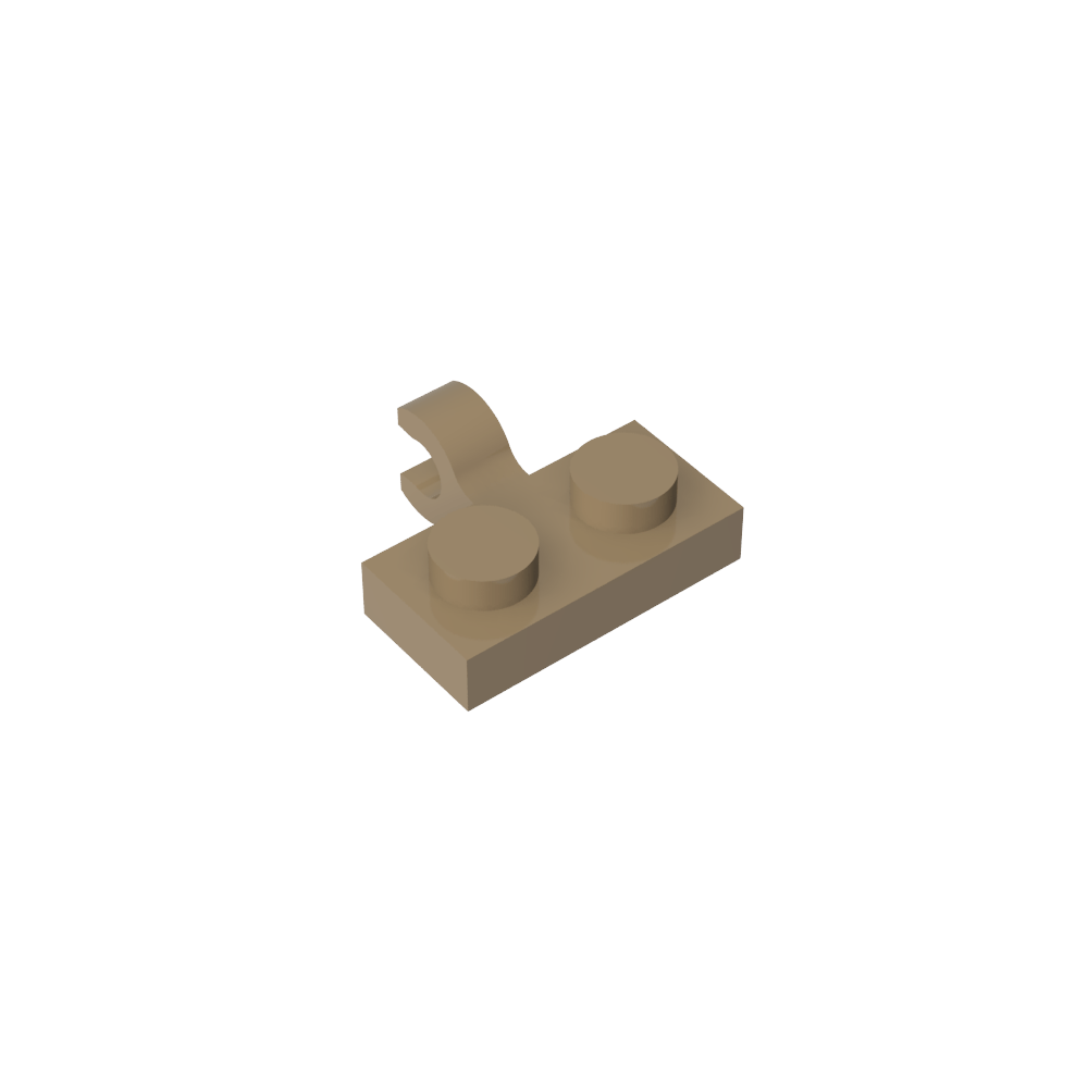 Placa Especial 1 x 2 con Clip Horizontal en el Lateral-MyGobricksEs