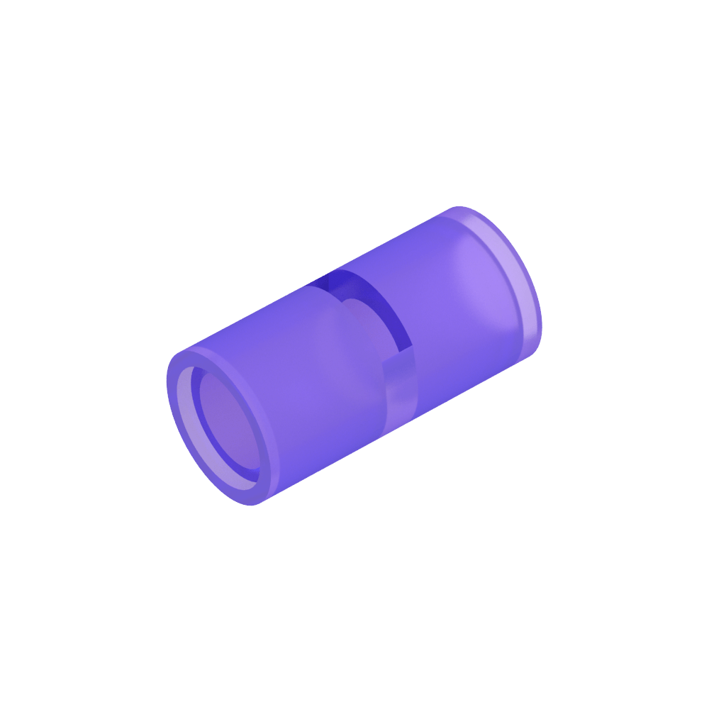 Conector de clavija Technic redondo [ranurado]-MyGobricksEs