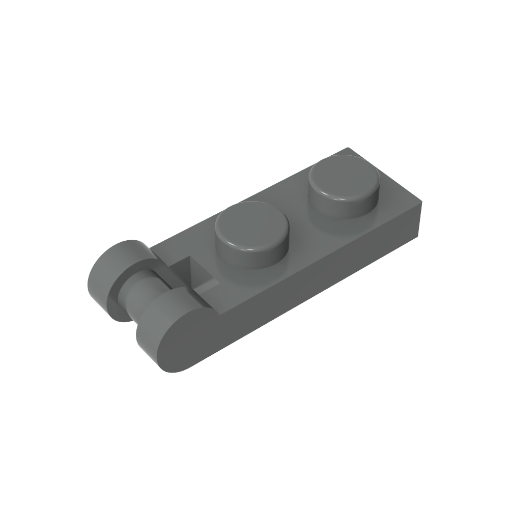 Placa Especial 1 x 2 con Asa en el Extremo [Extremos Cerrados]-MyGobricksEs