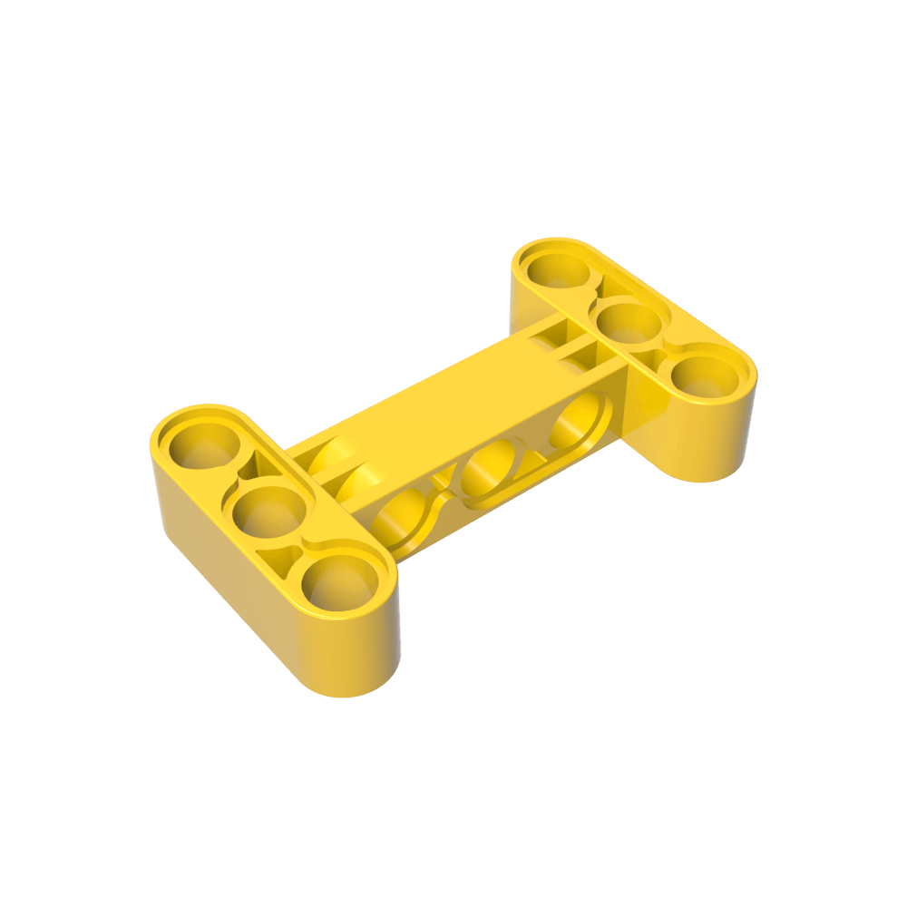 Viga técnica de 3 x 5 de espesor [orificios de viga central desplazados a 90°]-MyGobricksEs