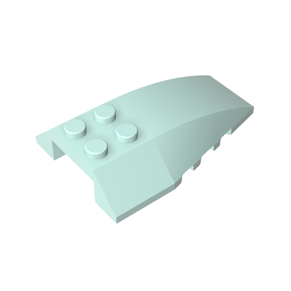Cuña curva 6 x 4 triple-MyGobricksEs