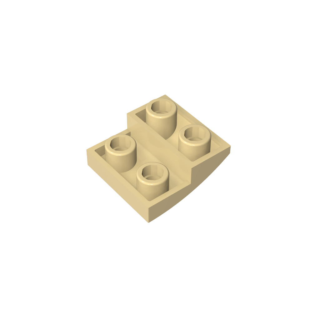 Pendiente Curva 2 x 2 Invertida-MyGobricksEs