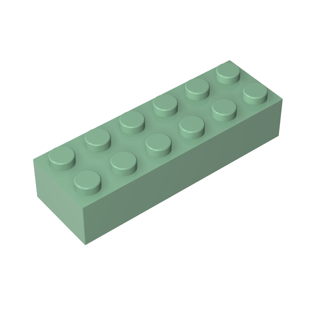 Ladrillo 2 x 6-MyGobricksEs