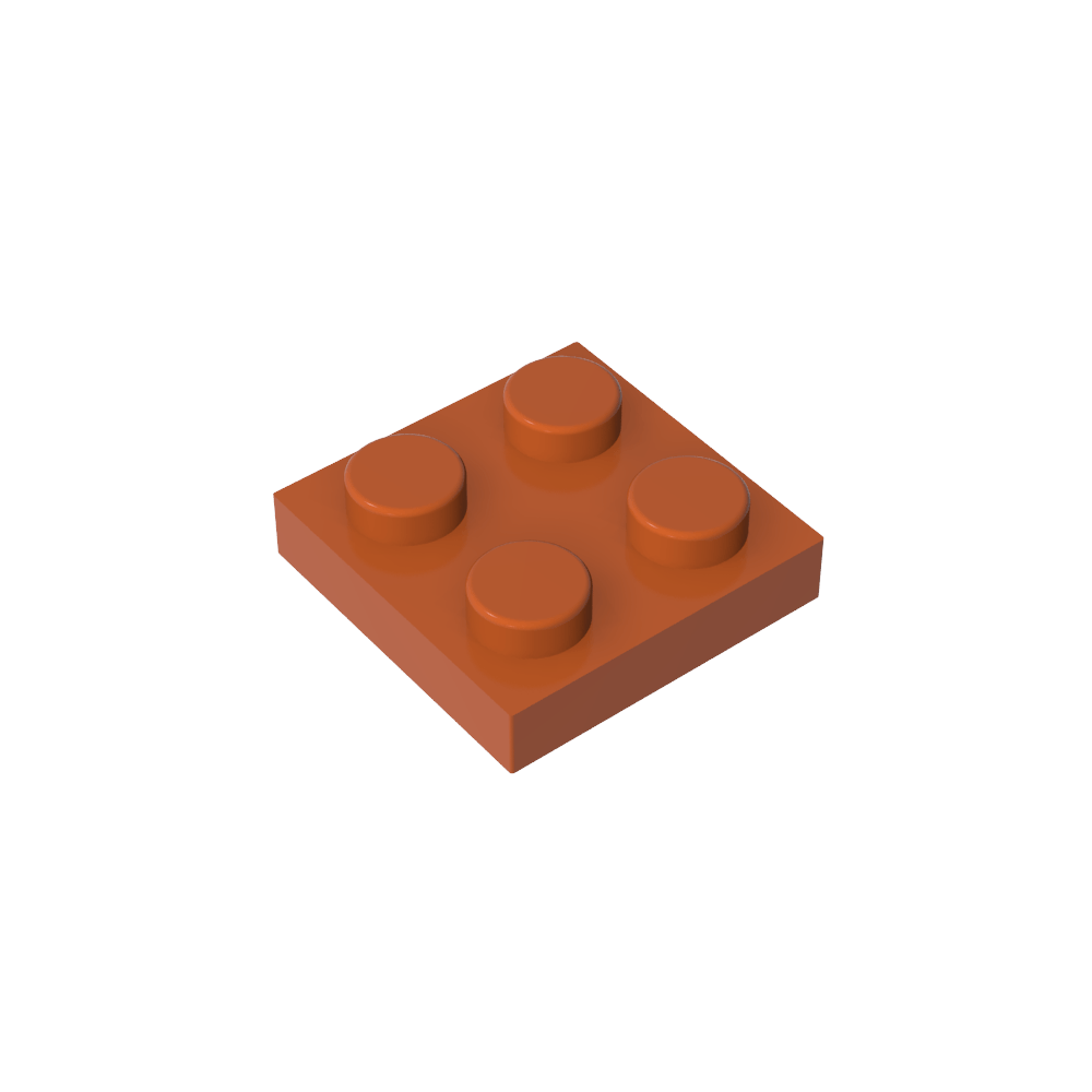 Placa 2 x 2-MyGobricksEs