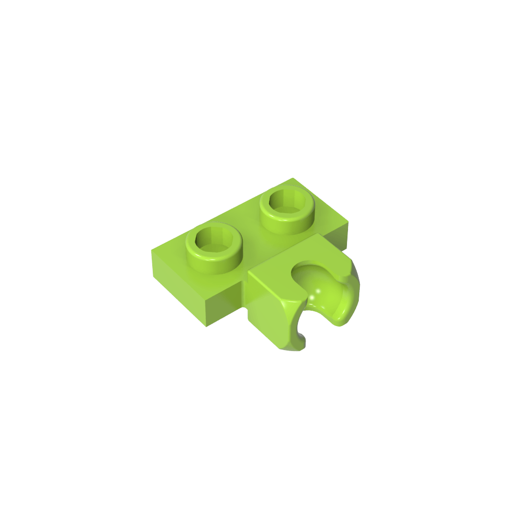 Placa especial 1 x 2 Copa lateral central de 5,9 mm-MyGobricksEs