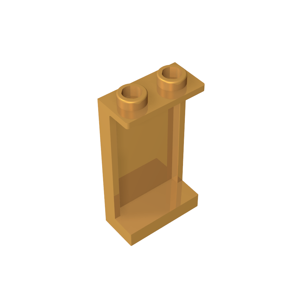Panel 1 x 2 x 3 [Soportes laterales/Montantes huecos]-MyGobricksEs
