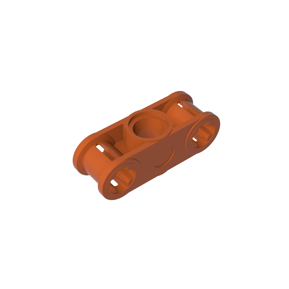 Conector de eje y pasador Technic perpendicular 3L con orificio para pasador central-MyGobricksEs