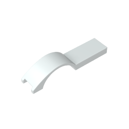 Vehículo, Guardabarros 1 x 4 1/2-MyGobricksEs