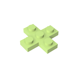 Placa 3 x 3 Cruz-MyGobricksEs