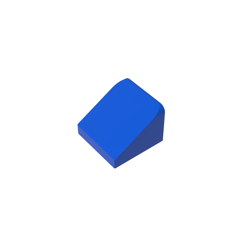 Pendiente 30° 1 x 1 x 2/3 (Pendiente de queso), Pendiente 30 1 x 1 Pendiente-MyGobricksEs