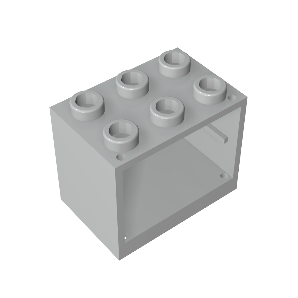 Armario 2 x 3 x 2 con montantes macizos-MyGobricksEs