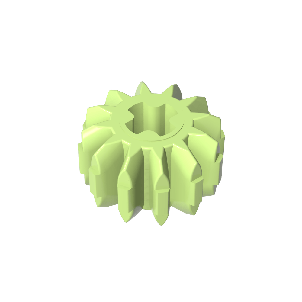 Technic Gear 12 dientes doble bisel-MyGobricksEs