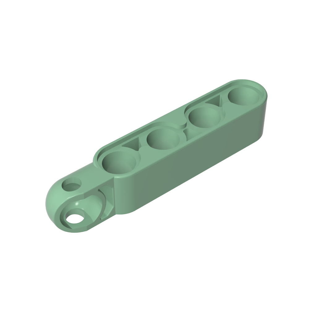 Brazo de dirección Technic 5 x 1 con toma de bola de remolque-MyGobricksEs