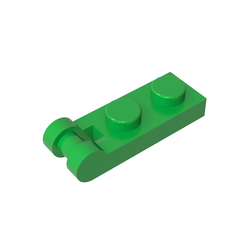 Placa Especial 1 x 2 con Asa en el Extremo [Extremos Cerrados]-MyGobricksEs