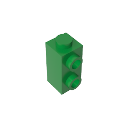 Ladrillo especial 1 x 1 x 1 2/3 con montantes en 1 lado-MyGobricksEs