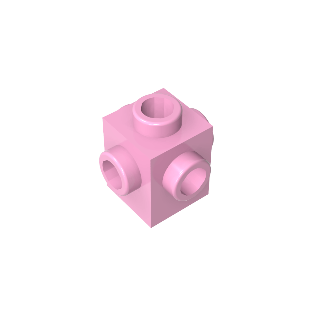 Ladrillo especial 1 x 1 pernos en los 4 lados-MyGobricksEs