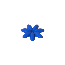 Planta, Kit de accesorios para exterior, Flor con 7 pétalos finos y alfiler-MyGobricksEs