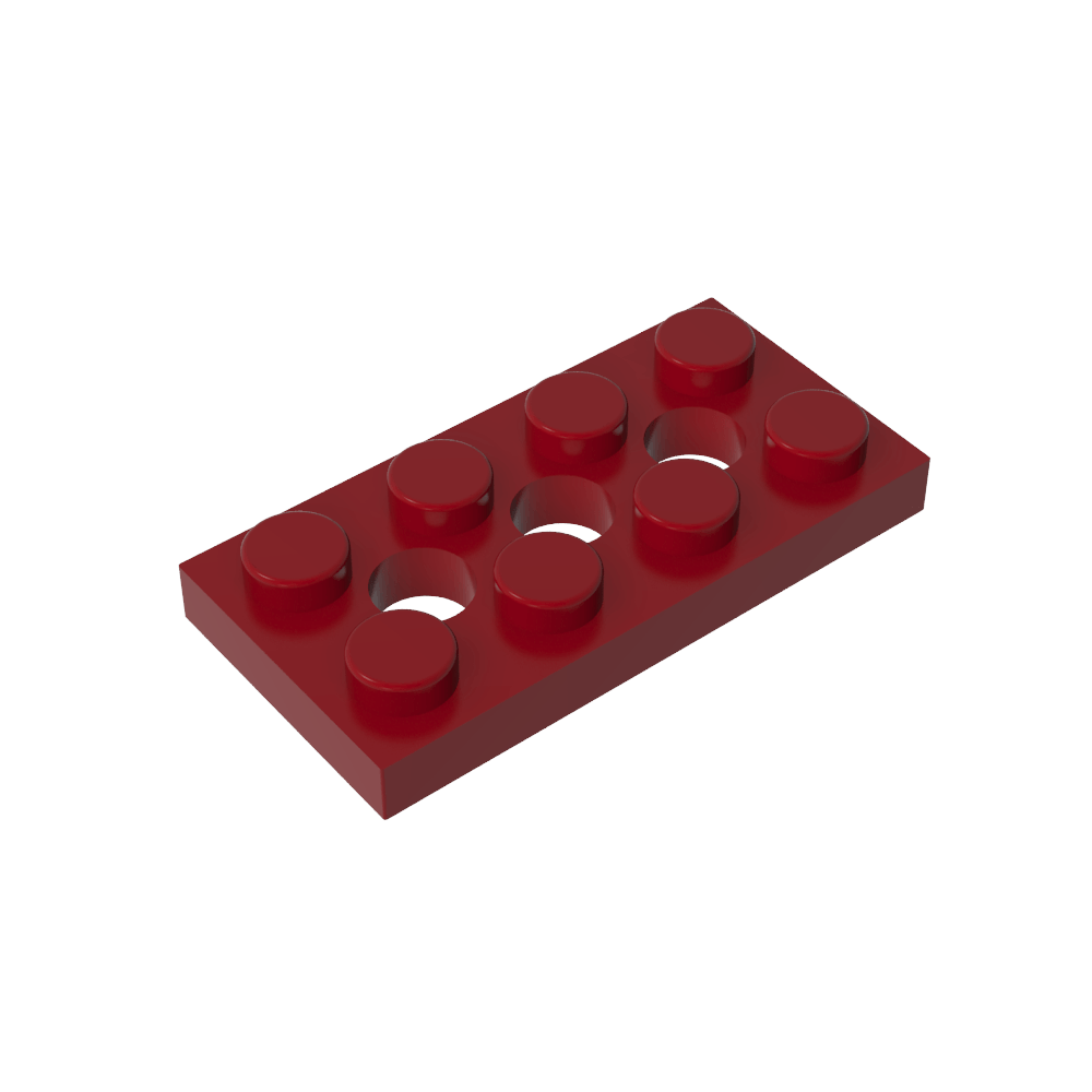 Placa técnica 2 x 4 [3 agujeros]-MyGobricksEs