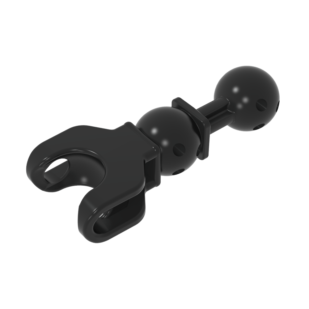 Figura esquelética grande, extremidad, 5L con rótula en el eje y cavidad esférica-MyGobricksEs