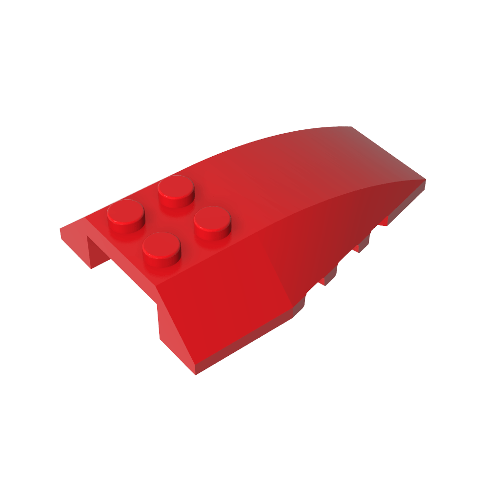Cuña curva 6 x 4 triple-MyGobricksEs