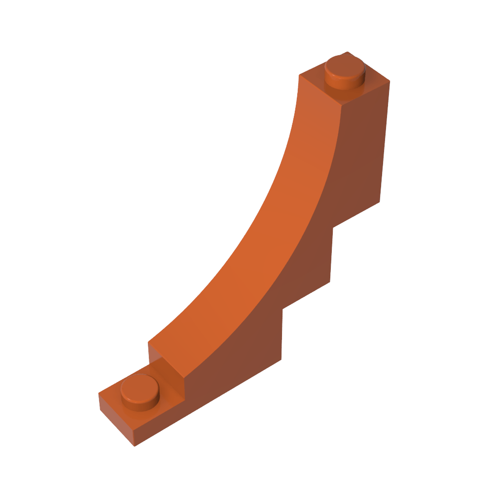 Arco de ladrillo 1 x 5 x 4 invertido-MyGobricksEs