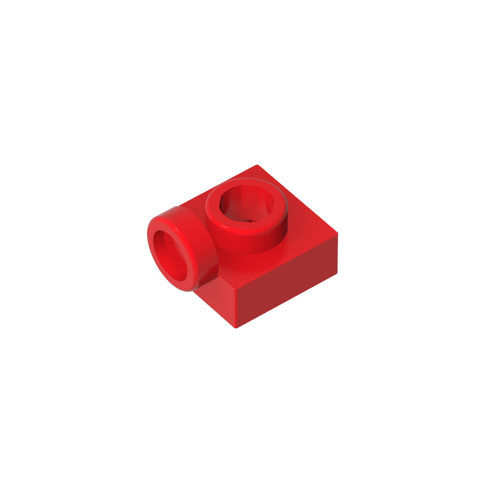 Placa especial 1 x 1 con tacos en el lateral-MyGobricksEs