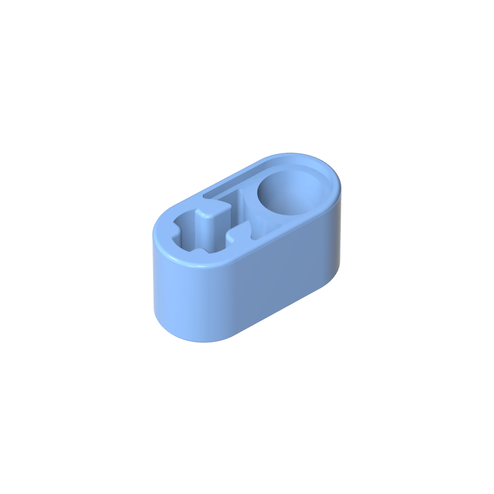 Viga Technic de 1 x 2 de Grosor con Orificio para Pasador y Orificio para Eje-MyGobricksEs