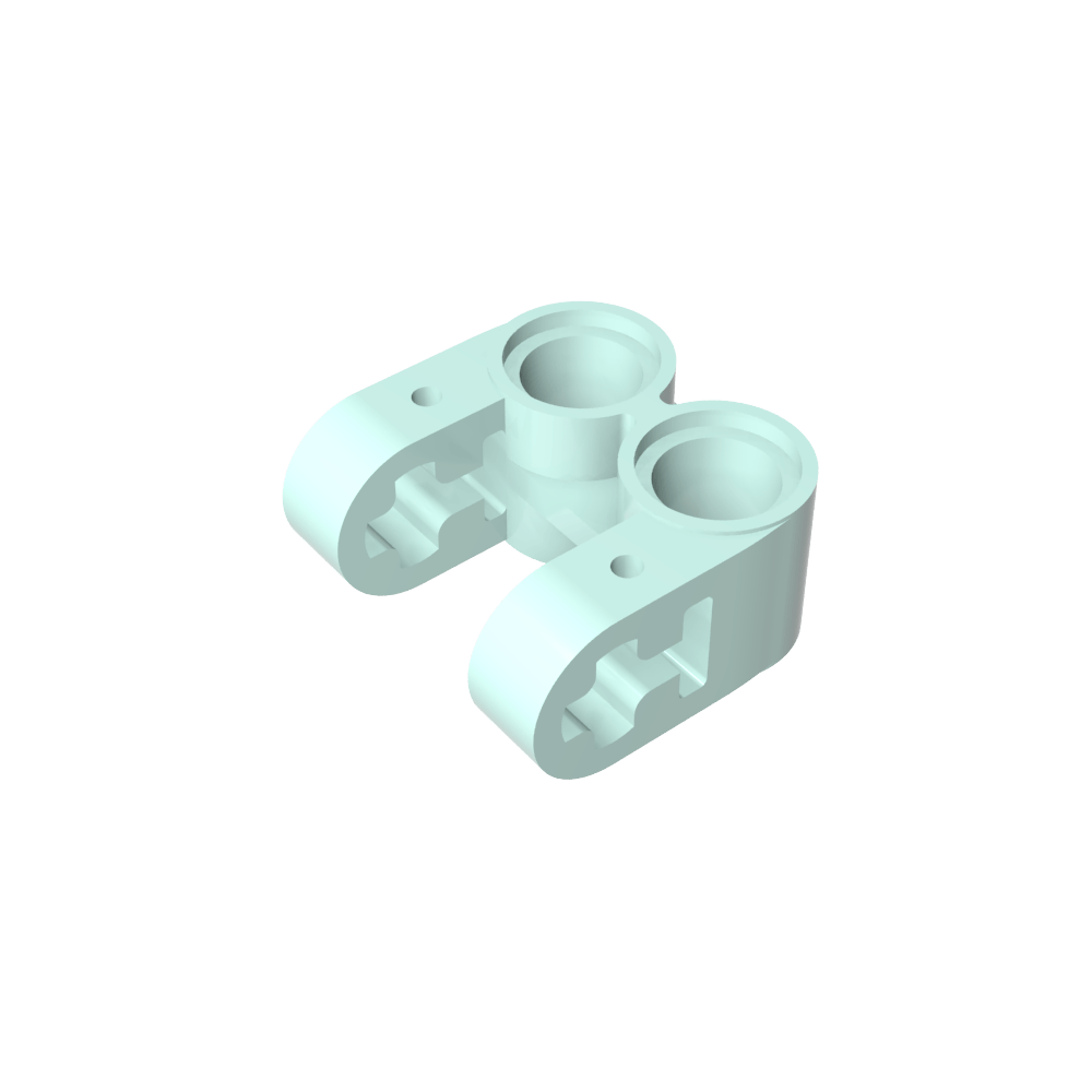 Conector de eje y pasador Technic, perpendicular, doble división-MyGobricksEs